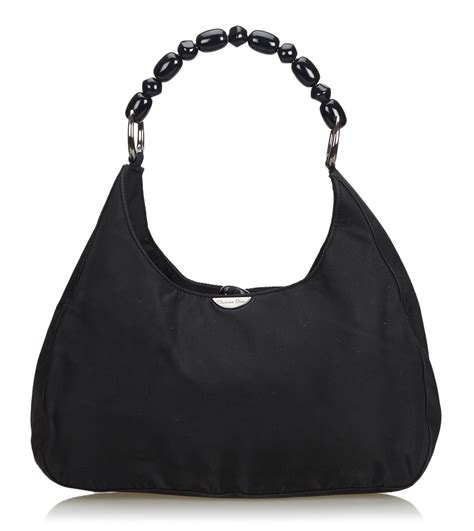 dior black shoulder bag|vintage dior shoulder bag.